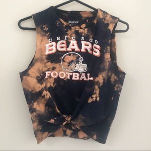 Custom Chicago Bears Tied and Dyed Crop